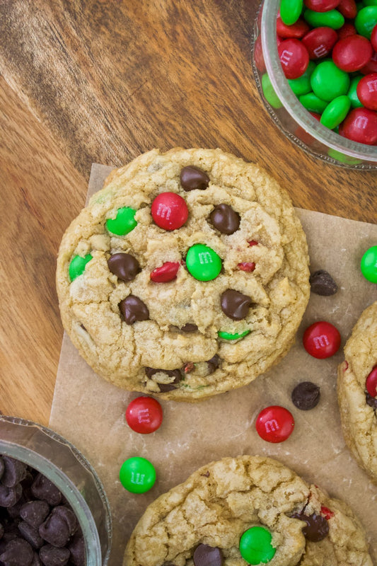 Christmas M&M Chocolate Chip