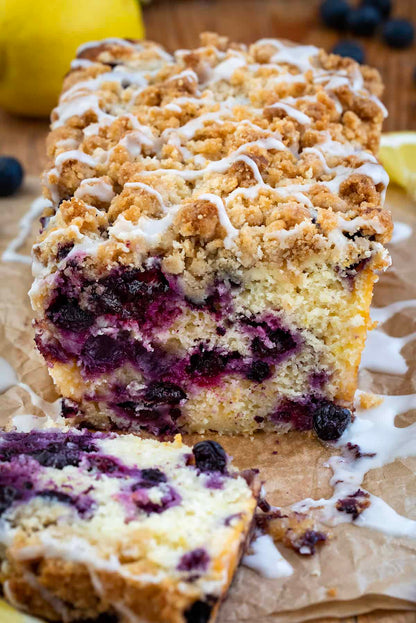 Blueberry Lemon Bread Loaf