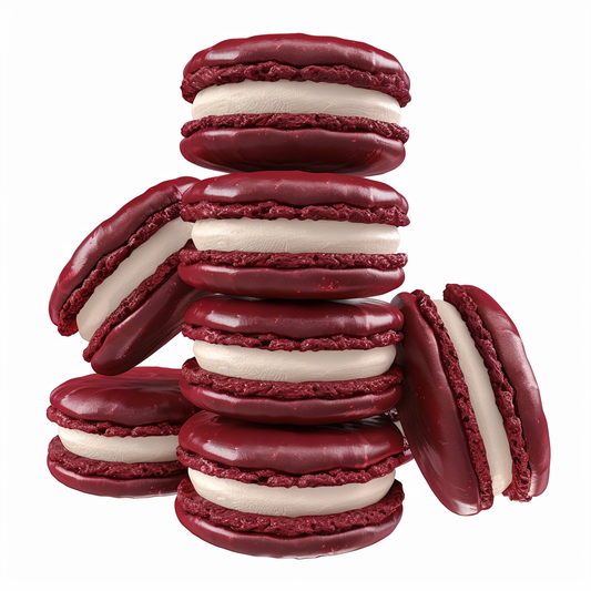 Red Velvet Macarons