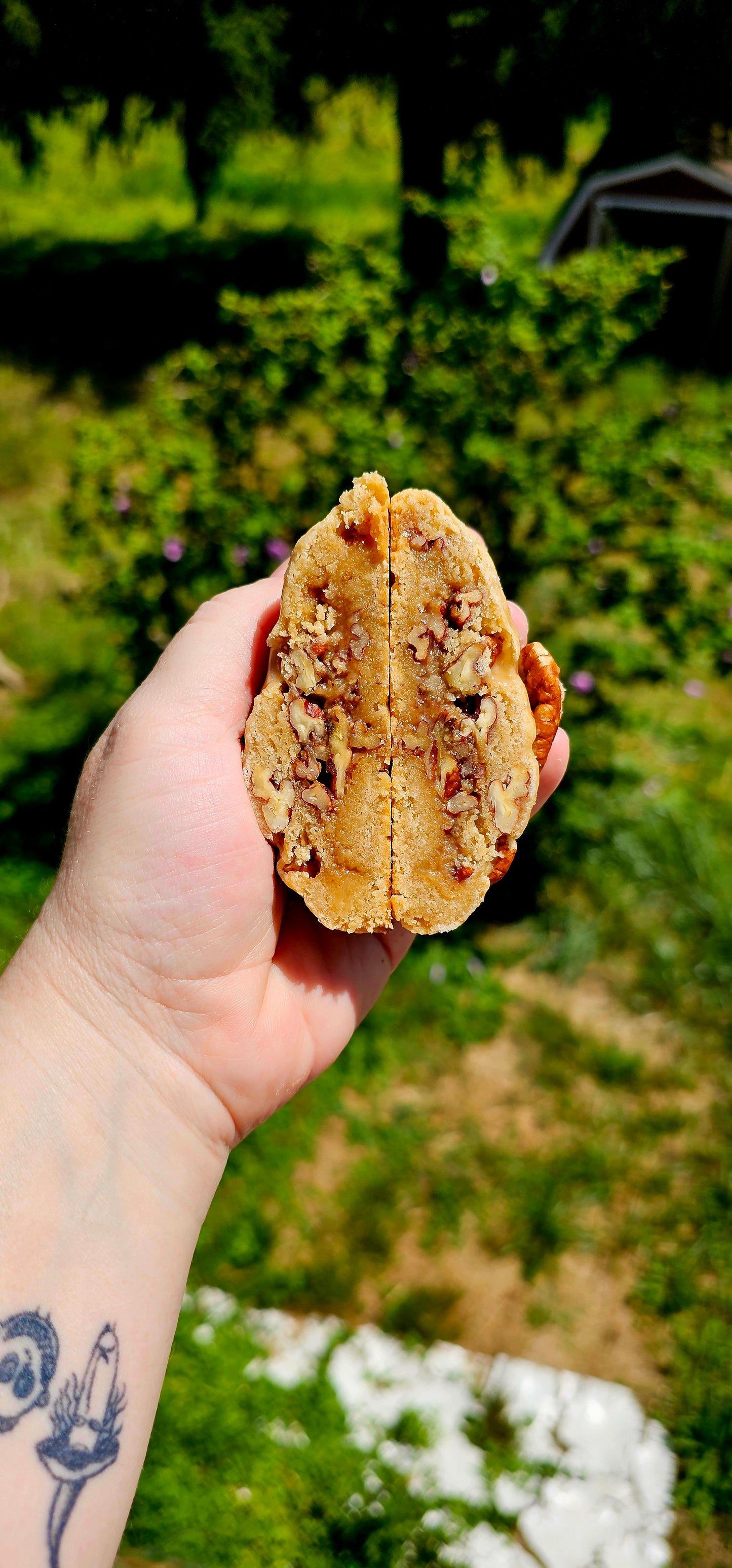 Maple Pecan Pie Stuffed Cookie