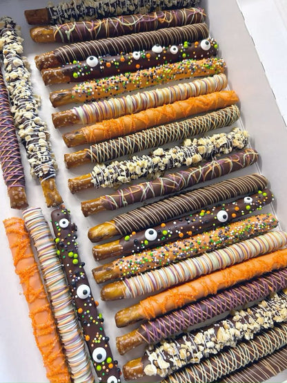 Chocolate Covered Pretzel Rods
