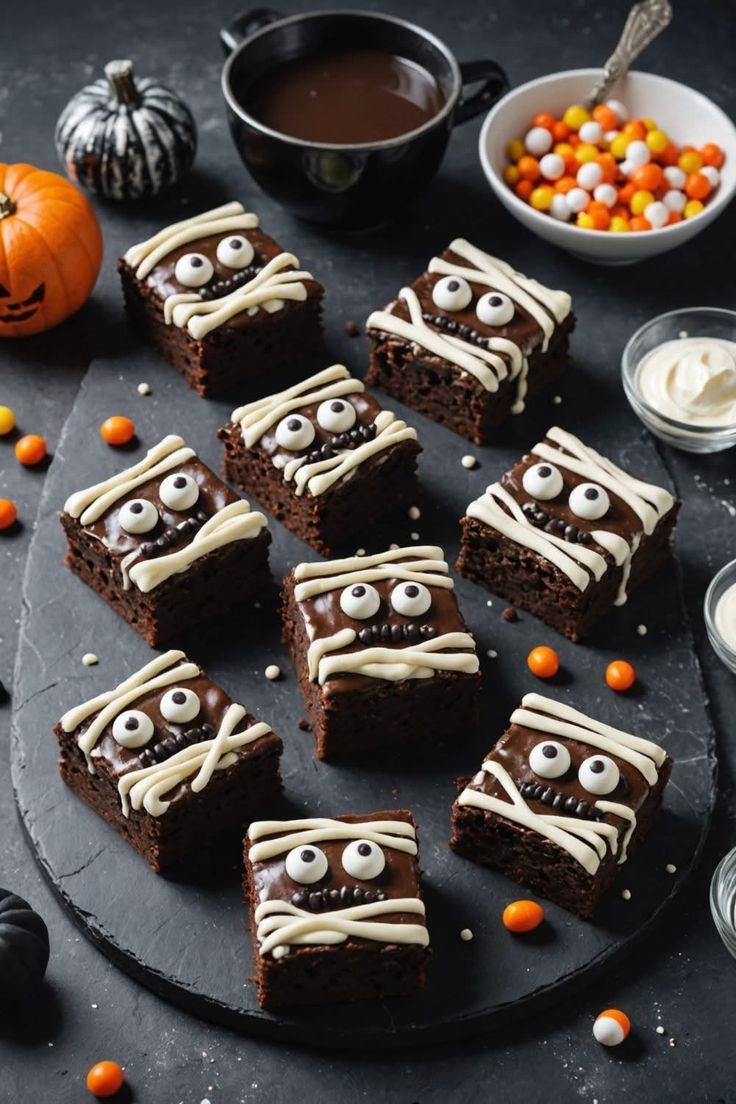 👻🍫 Mummy Brownies 🍫👻