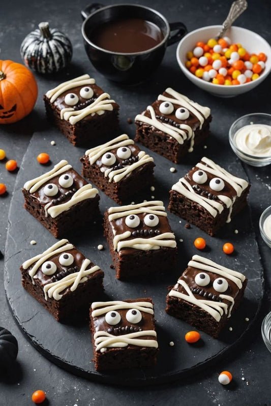 👻🍫 Mummy Brownies 🍫👻