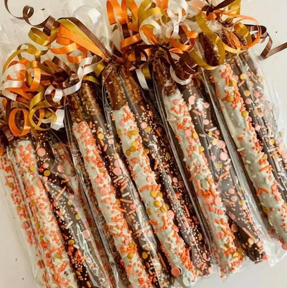 Chocolate Covered Pretzel Rods