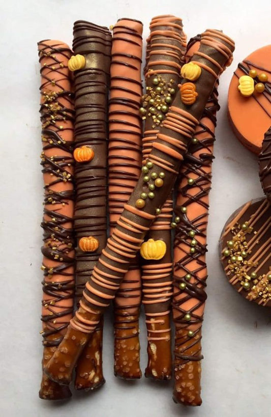 Chocolate Covered Pretzel Rods