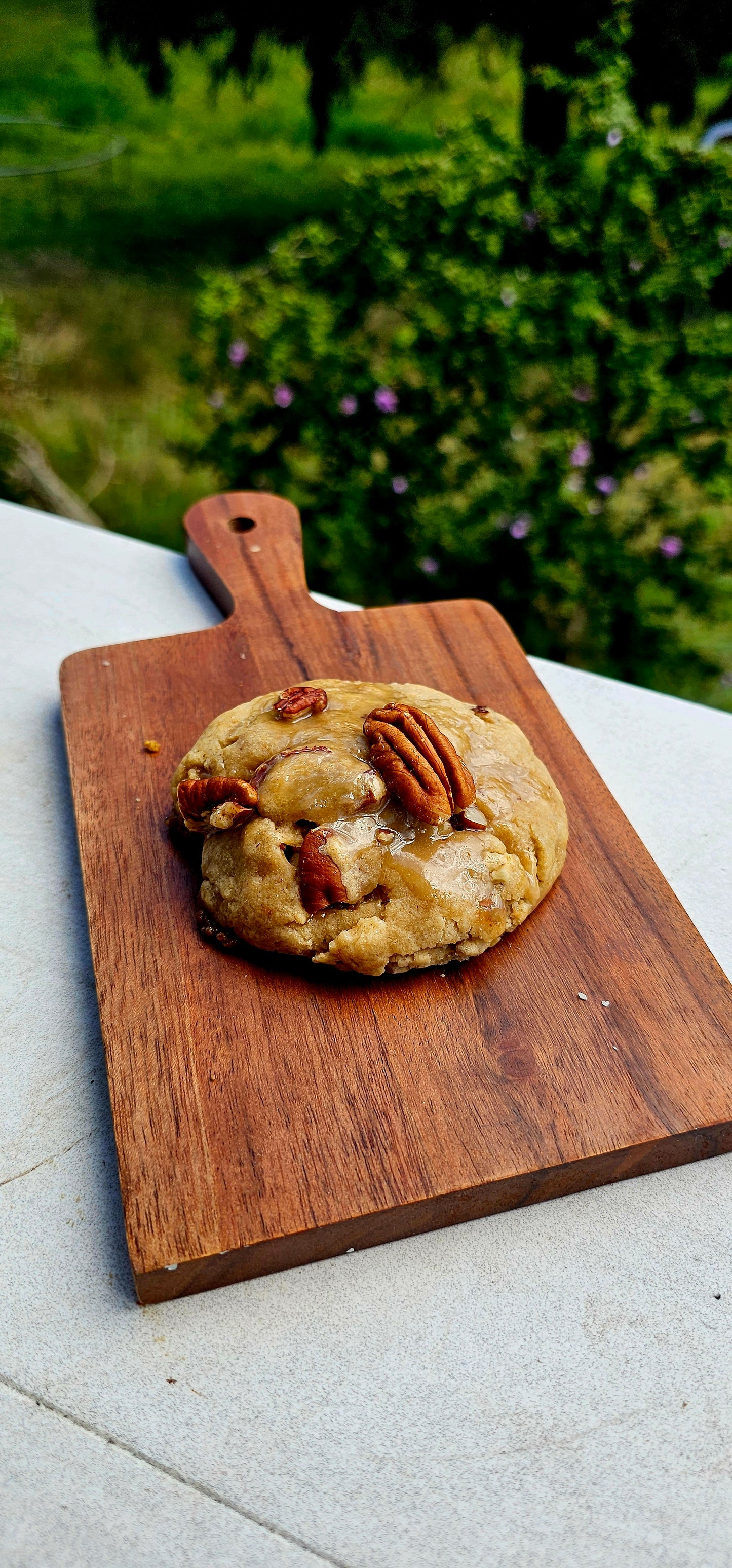 Maple Pecan Pie Stuffed Cookie
