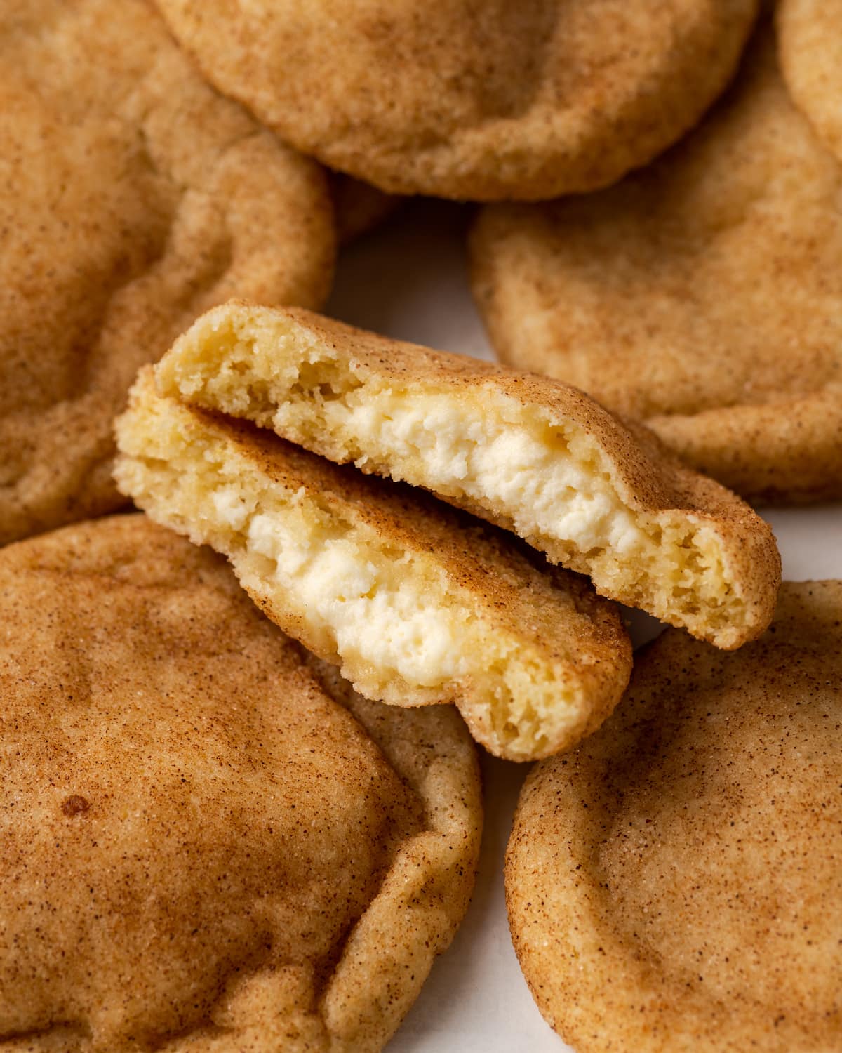 Snickerdoodle Stuffed Cookie