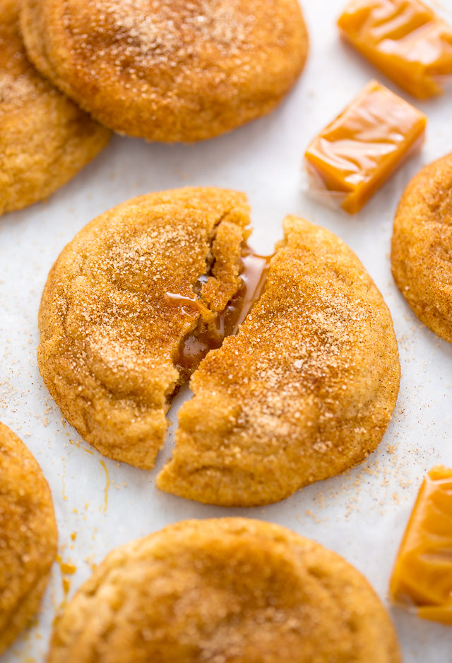 Snickerdoodle Stuffed Cookie